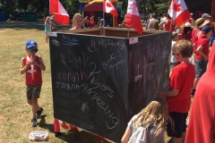 2019 chalkboard was very popular in the Kids zone
