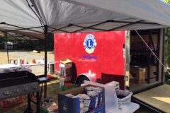 2019-car show and shine setting up