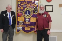 DG Cec & President Brian P at our DG meeting